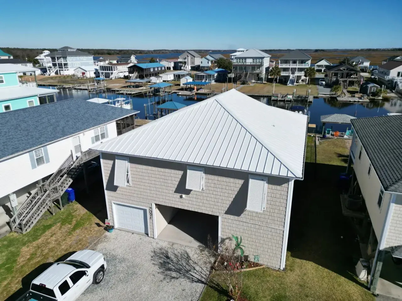Roof on 7th St in Wilmington, NC after the roof replacement