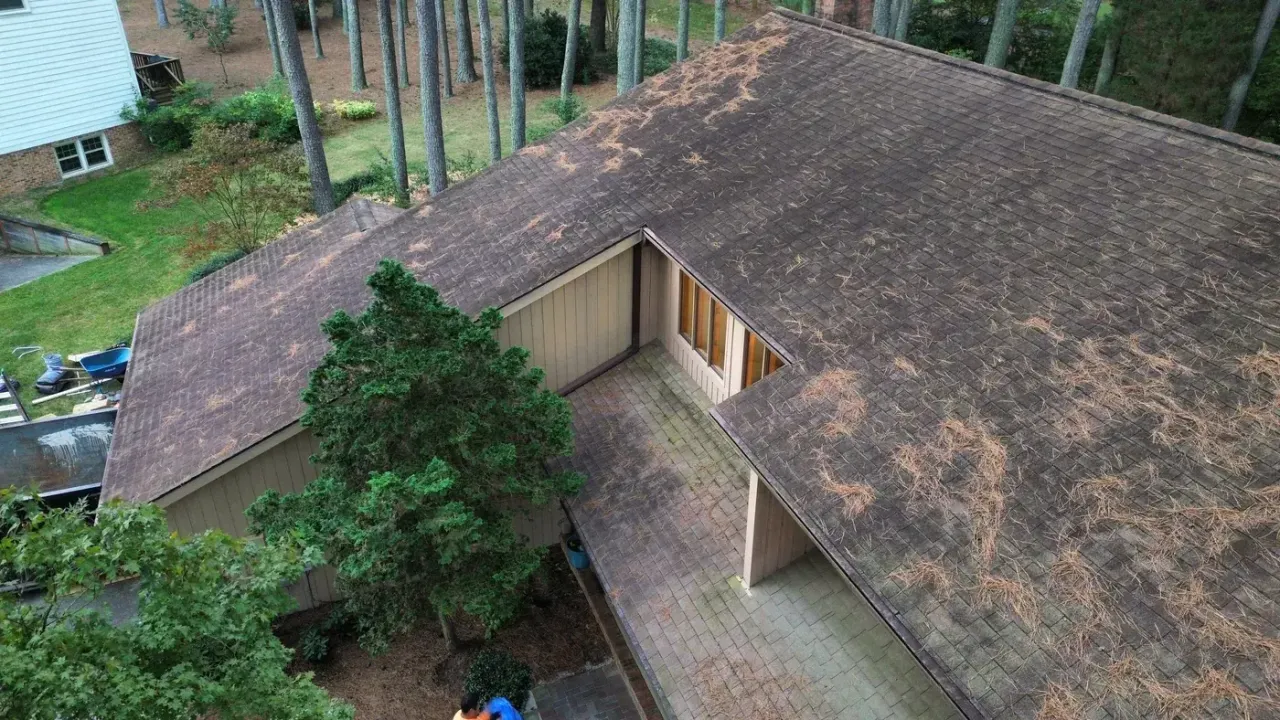 Roof replacement on Abernathy Ct in Cary, NC, photo 4 of 11