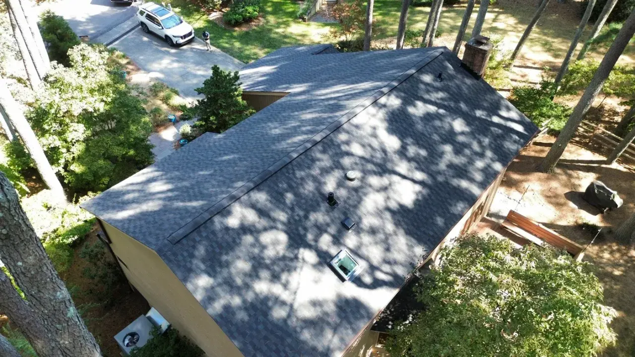 Roof replacement on Abernathy Ct in Cary, NC, photo 9 of 11