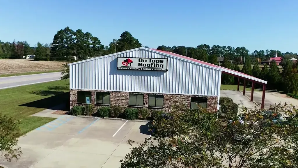 On Tops Roofing facility at 11 Comm Park Ln in Angier, NC