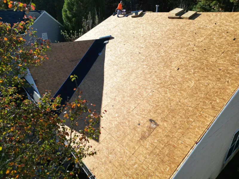Roof replacement on Ashe Ridge Ln in Durham, NC, photo 5 of 10