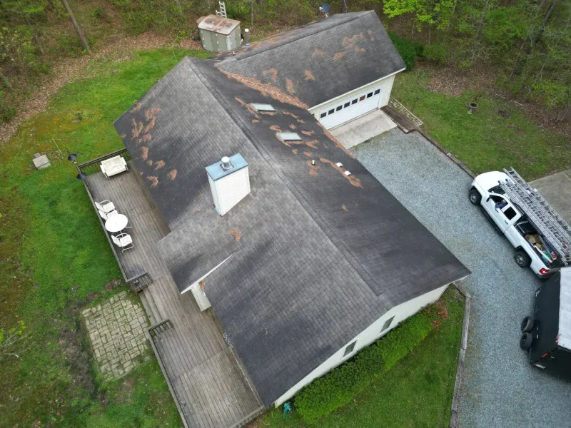 Roof replacement on Beaver Dam Rd in Chapel Hill, NC, photo 3 of 13