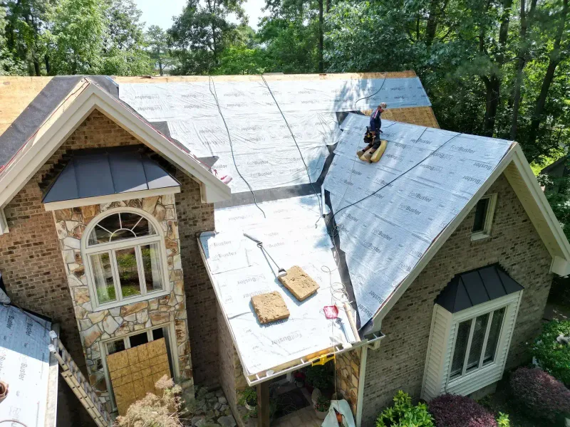 Roof replacement on Birkdale Ct in Fuquay-Varina, NC, photo 20 of 25