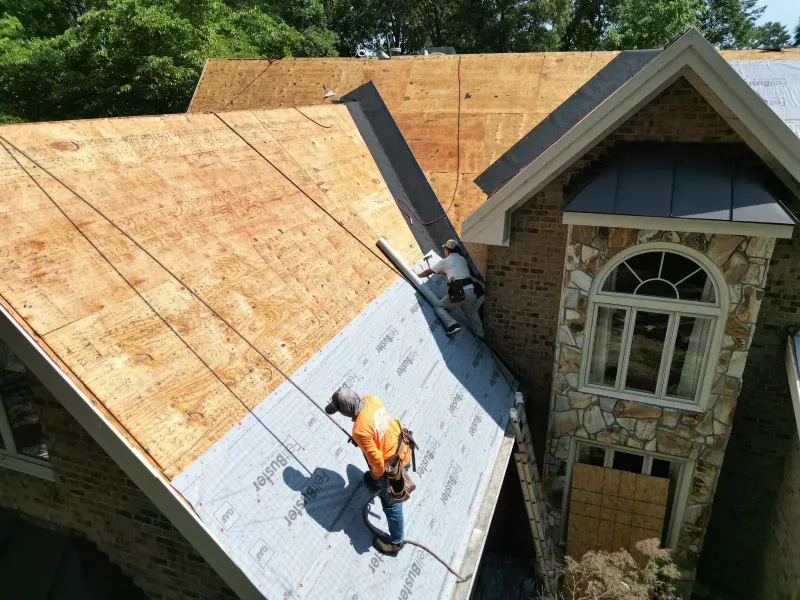 Roof replacement on Birkdale Ct in Fuquay-Varina, NC, photo 22 of 25