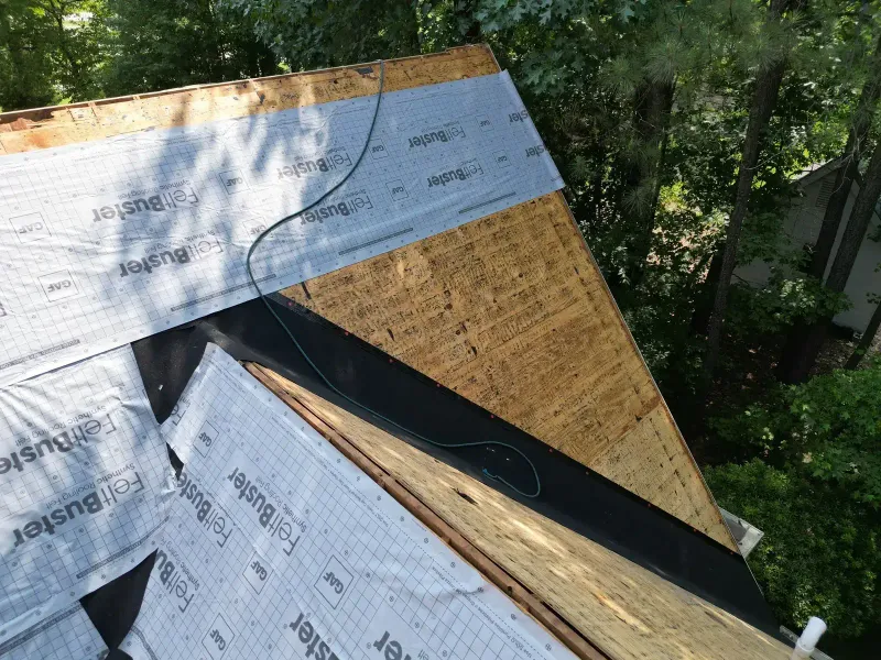 Roof replacement on Birkdale Ct in Fuquay-Varina, NC, photo 23 of 25