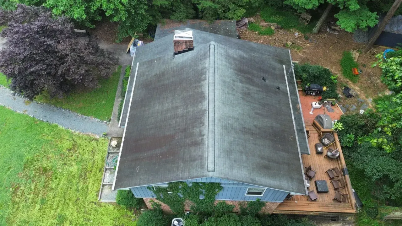 Roof replacement on Brandywine Rd in Chapel Hill, NC, photo 2 of 9