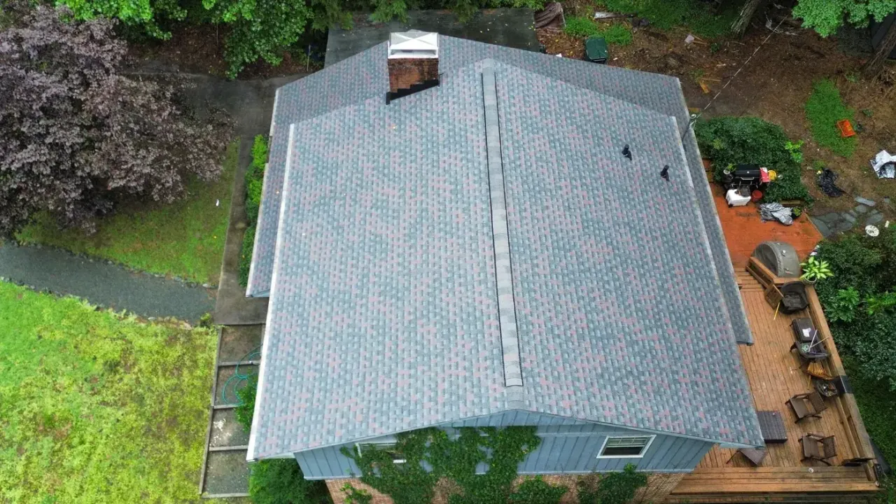 Roof replacement on Brandywine Rd in Chapel Hill, NC, photo 7 of 9