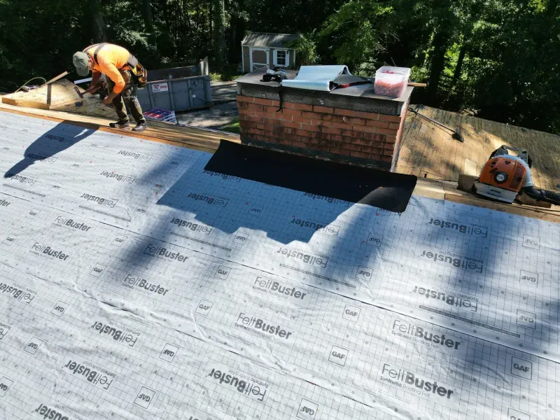 Roof replacement on Brinn Dr in Sanford, NC, photo 4 of 10