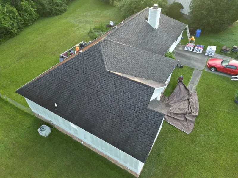 Roof replacement on Brookneal Cir in Angier, NC, photo 2 of 11