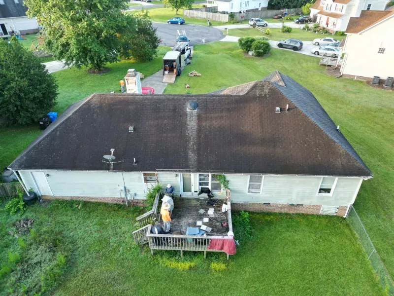 Roof replacement on Brookneal Cir in Angier, NC, photo 3 of 11