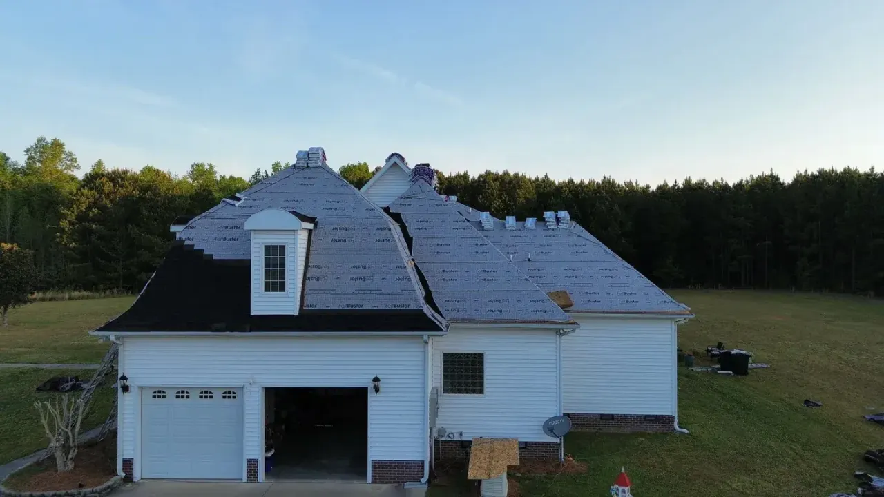 Roof replacement on C P Stewart Rd in Lillington, NC, photo 10 of 16
