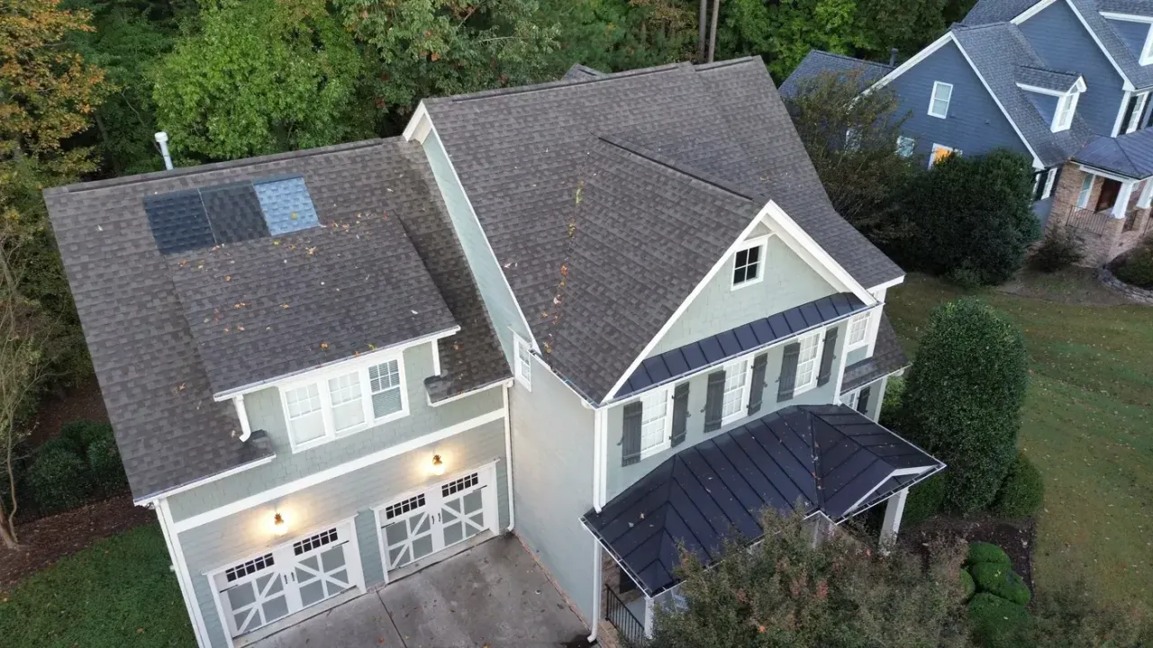 Roof replacement on Capulin Crest Rd in Apex, NC, photo 2 of 10