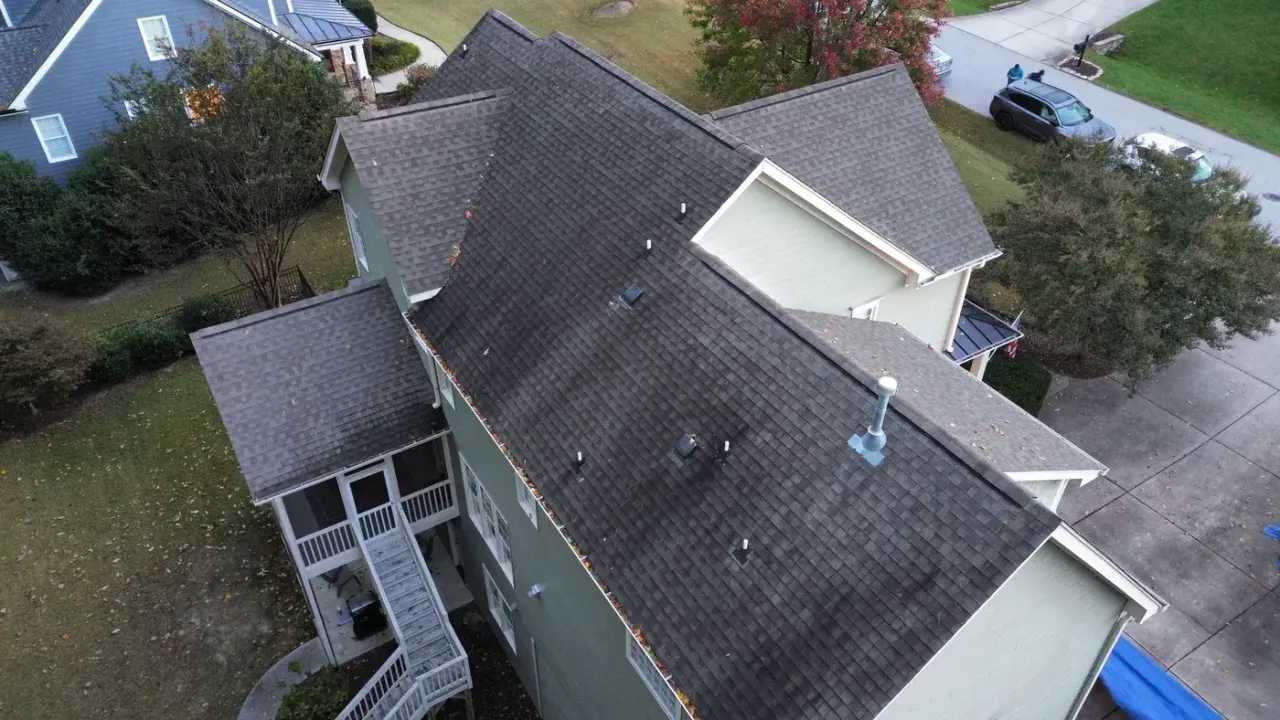 Roof replacement on Capulin Crest Rd in Apex, NC, photo 3 of 10