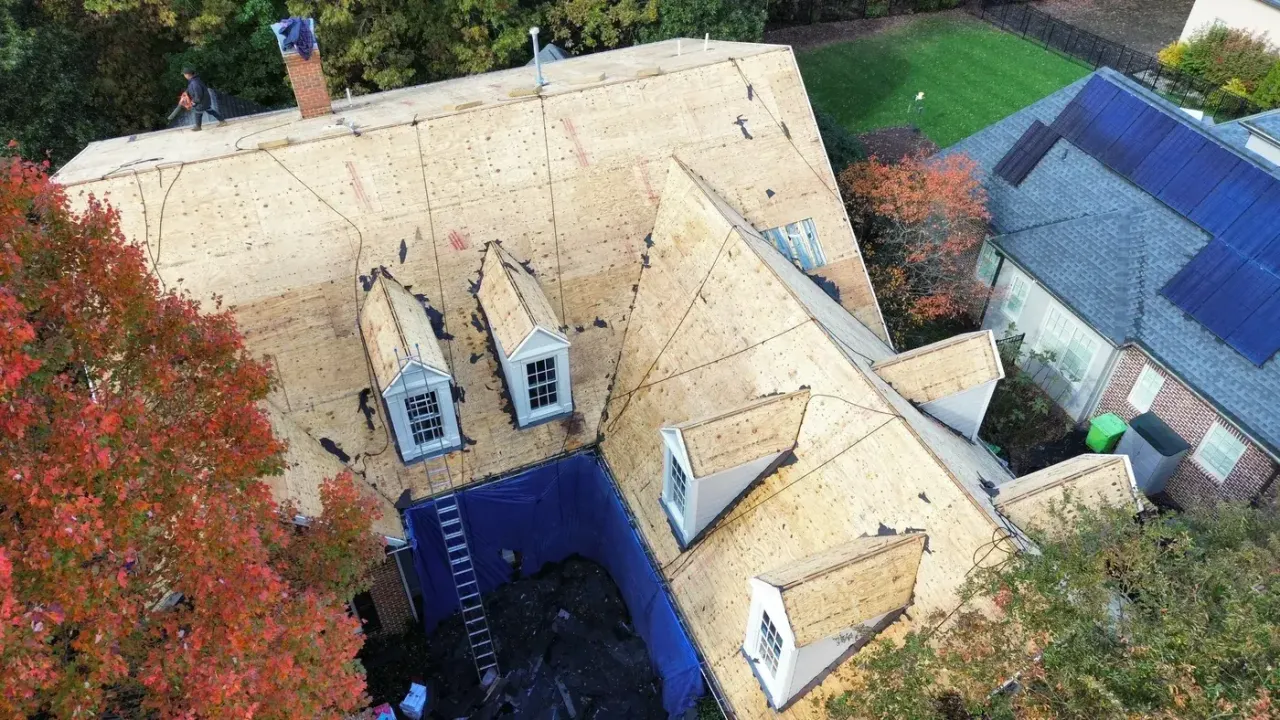 Roof replacement on Carlton Square Place in Raleigh, NC, photo 4 of 10