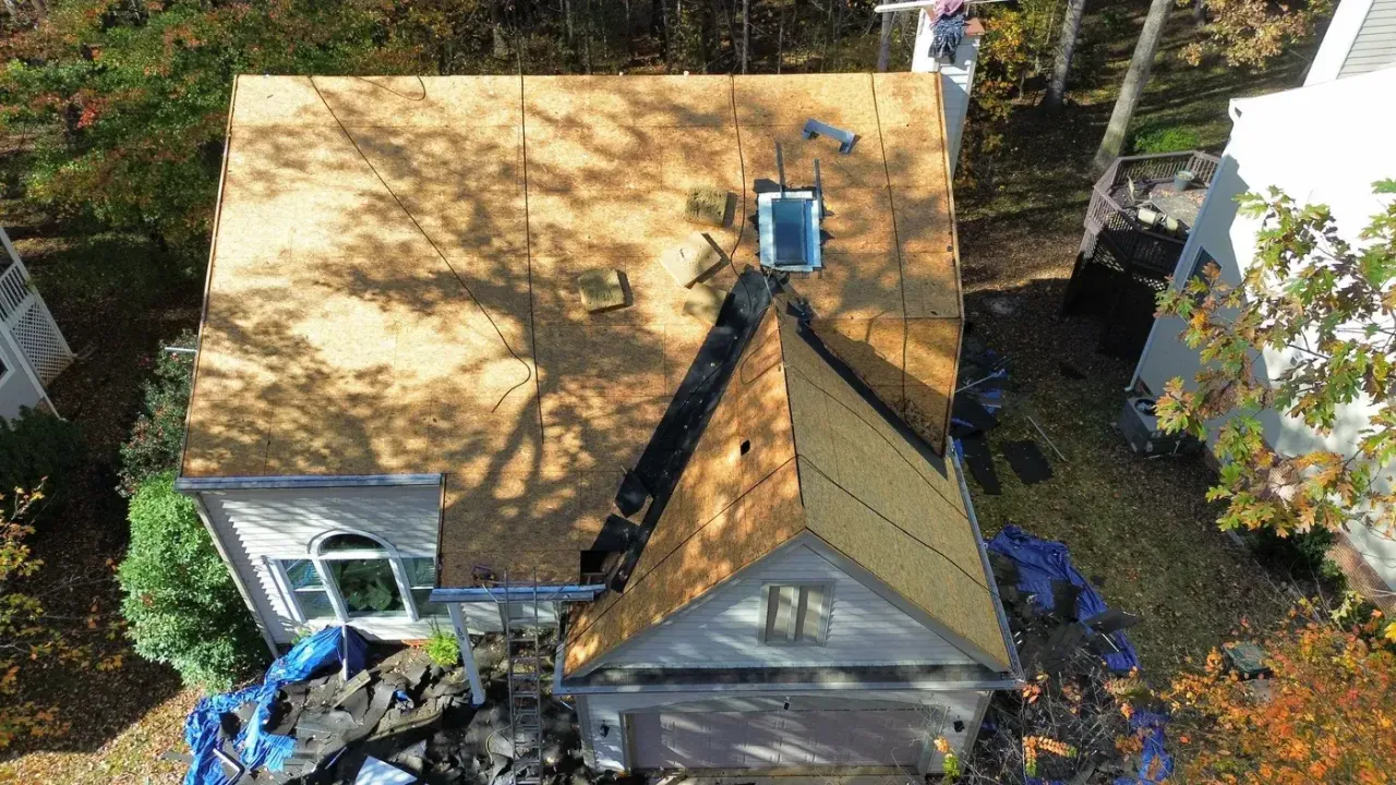 Roof replacement on Catherwood Pl in Cary, NC, photo 4 of 9