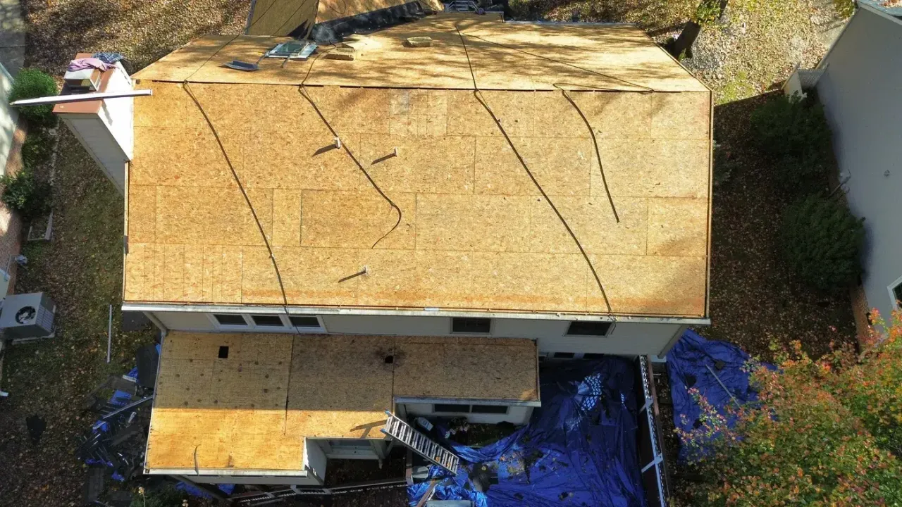Roof replacement on Catherwood Pl in Cary, NC, photo 5 of 9