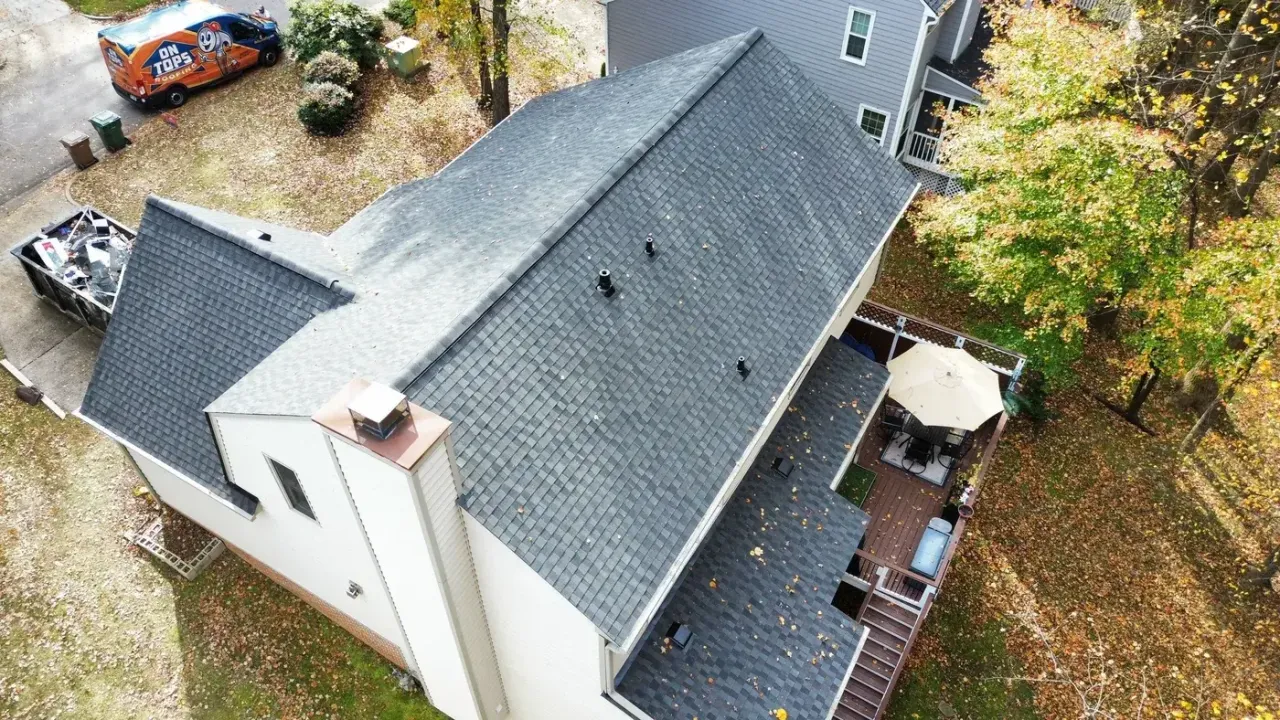 Roof replacement on Catherwood Pl in Cary, NC, photo 6 of 9