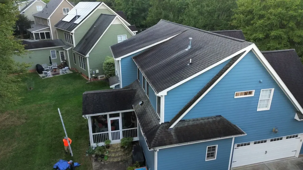 Roof replacement on Chrismill Ln in Holly Springs, NC, photo 4 of 10