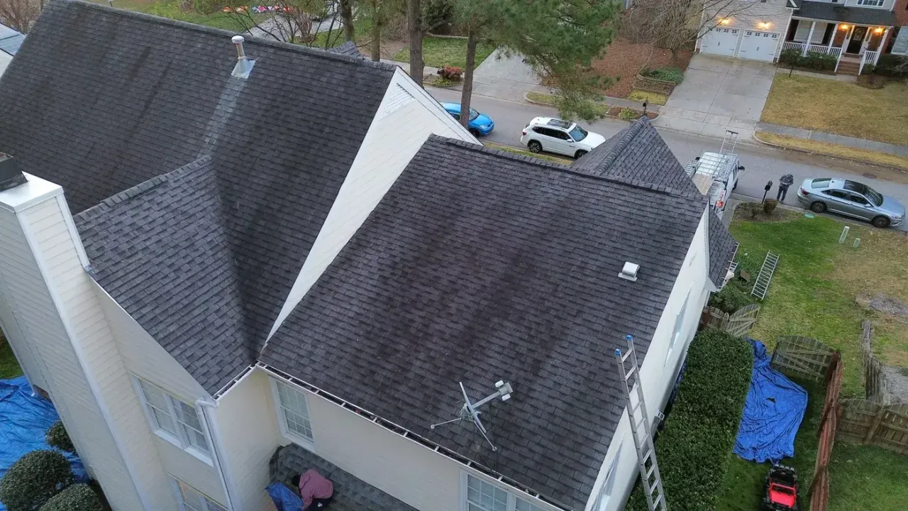 Roof replacement on Council Gap in Cary, NC, photo 2 of 10