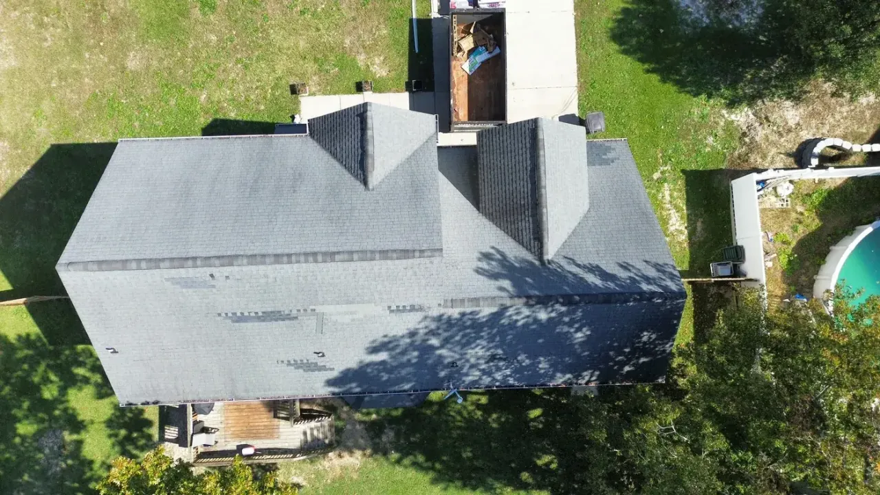 Roof replacement on Crystal Spring Dr in Sanford, NC, photo 1 of 8
