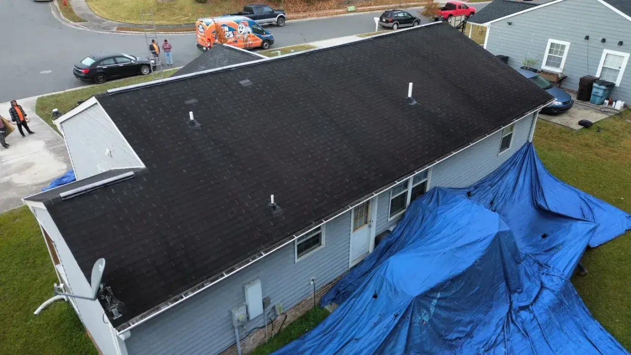 Roof replacement on Deep Forest Dr in Durham, NC, photo 3 of 10