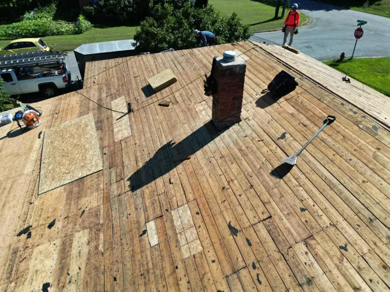 Roof replacement on Duke Homestead Rd in Durham, NC, photo 5 of 10