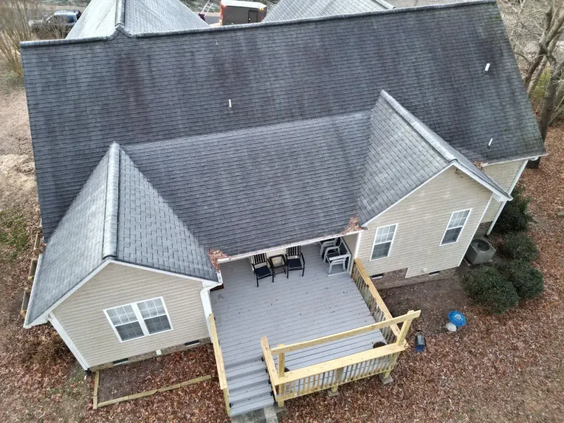 Roof replacement on Eagle Point Ln in Clayton, NC, photo 3 of 8