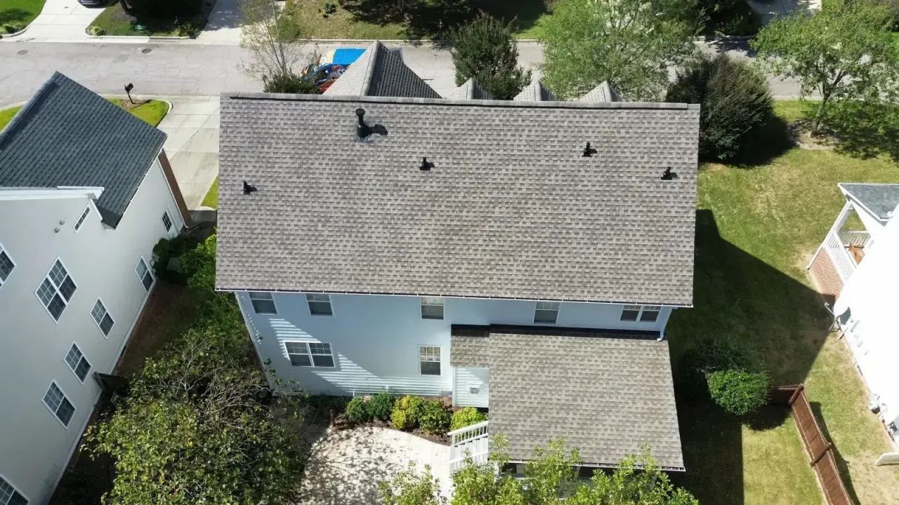 Roof replacement on Gravel Brook Ct in Cary, NC, photo 2 of 36