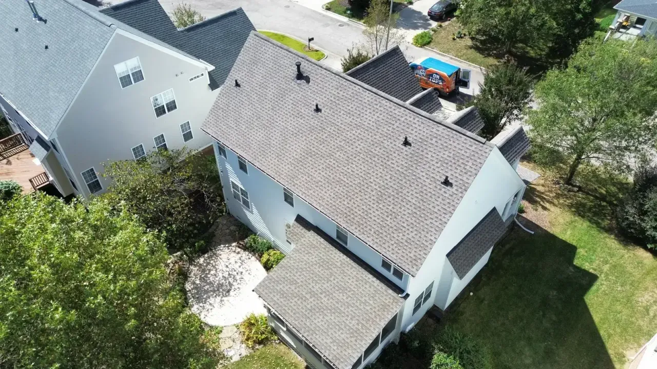 Roof replacement on Gravel Brook Ct in Cary, NC, photo 3 of 36