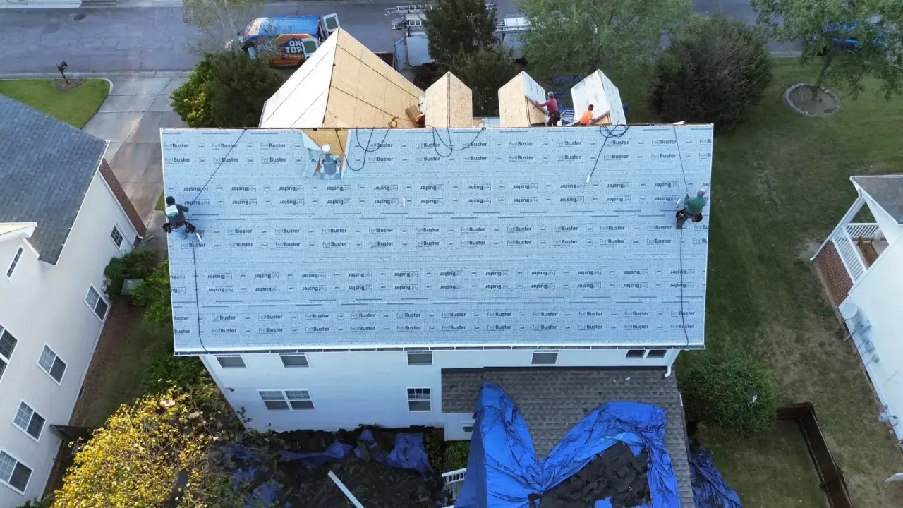 Roof replacement on Gravel Brook Ct in Cary, NC, photo 15 of 36