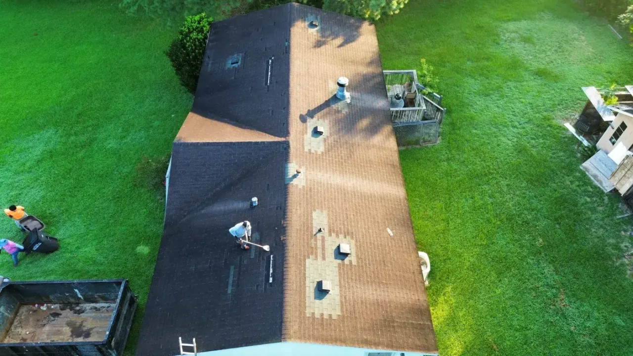 Roof replacement on Harrison Ave in Fuquay-Varina, NC, photo 3 of 9