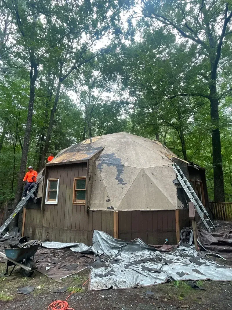 Roof replacement on Hawk Ridge Rd in Chapel Hill, NC, photo 5 of 10