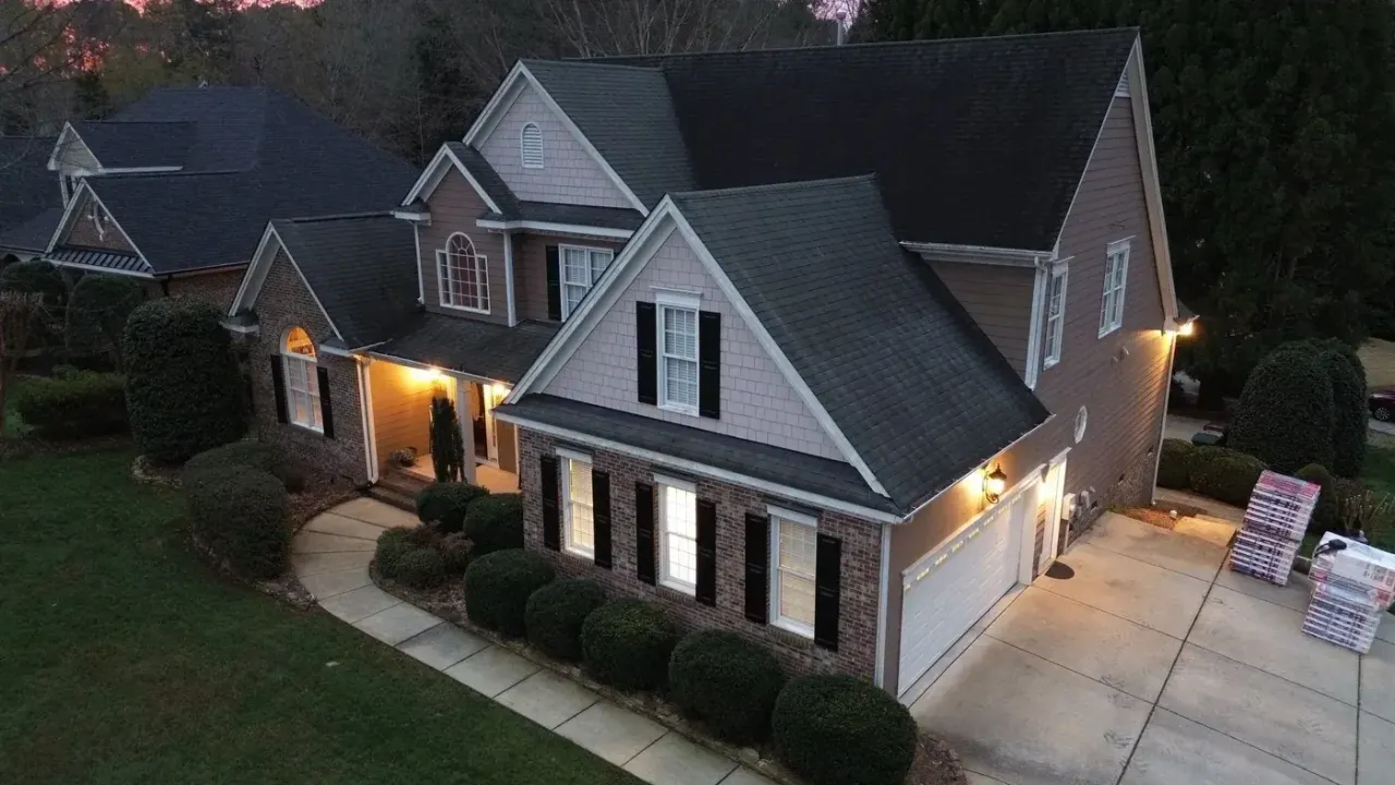 Roof replacement on Heather Bluffs Dr in Garner, NC, photo 1 of 11