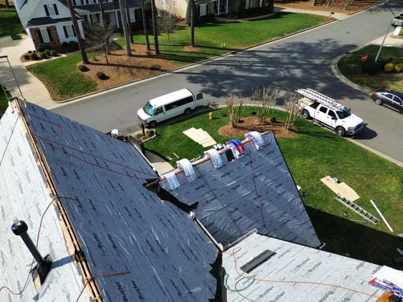 Roof replacement on Heather Bluffs Dr in Garner, NC, photo 5 of 11