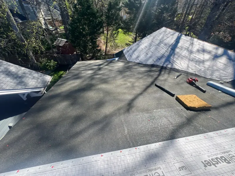 Roof replacement on Homegate Cir in Apex, NC, photo 4 of 9