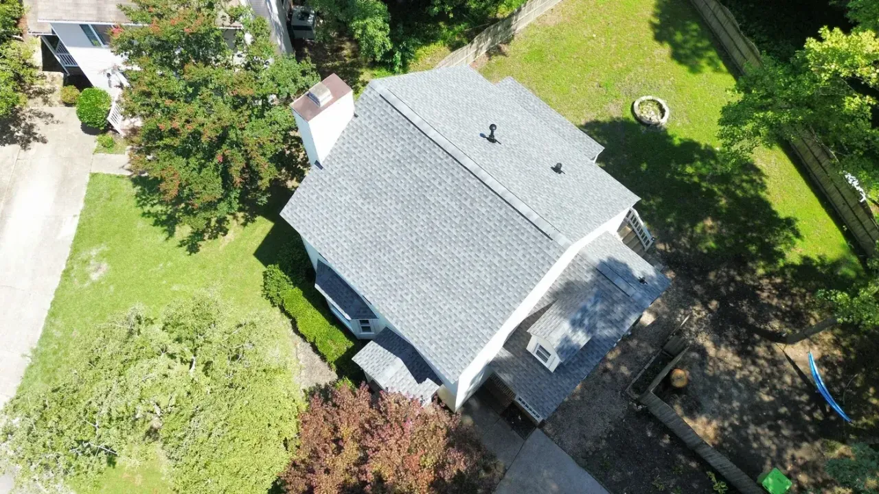 Roof replacement on Kempsford Pl in Raleigh, NC, photo 8 of 9