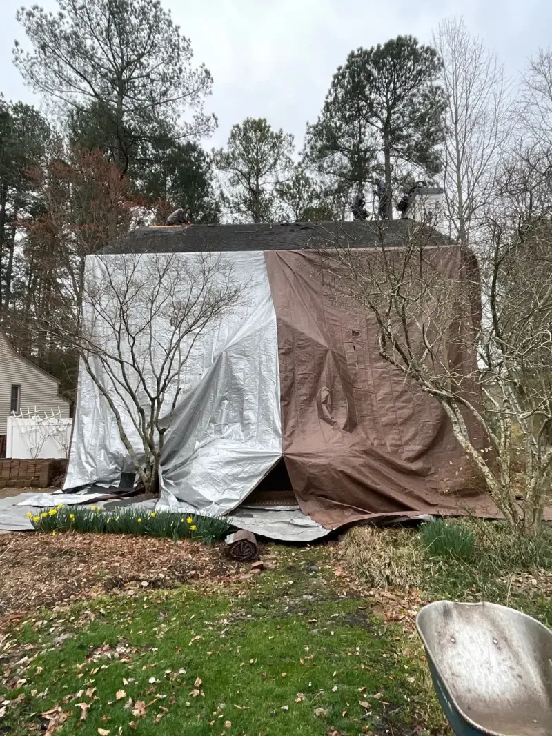 Roof replacement on Lakeshore Dr in Durham, NC, photo 1 of 10
