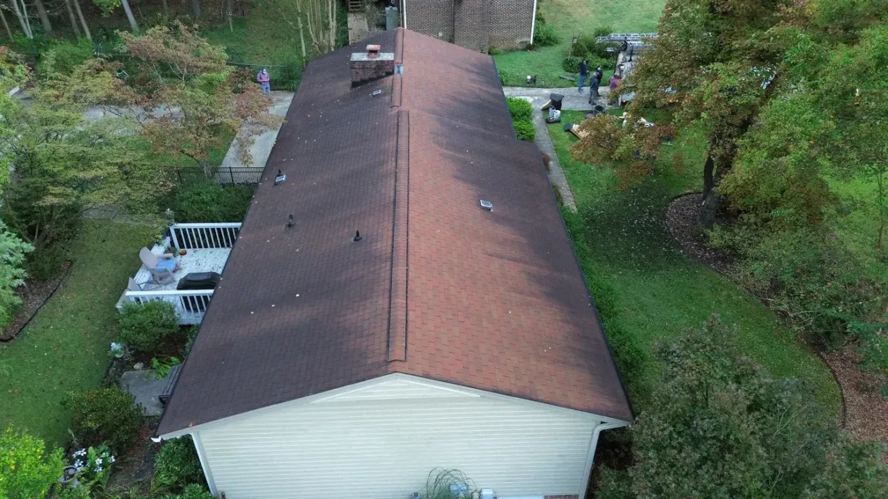 Roof replacement on Larkhall Ct in Cary, NC, photo 3 of 12