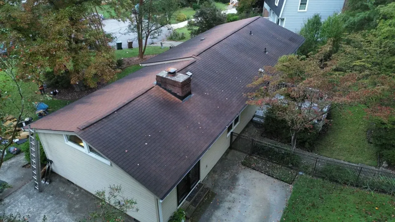 Roof replacement on Larkhall Ct in Cary, NC, photo 4 of 12