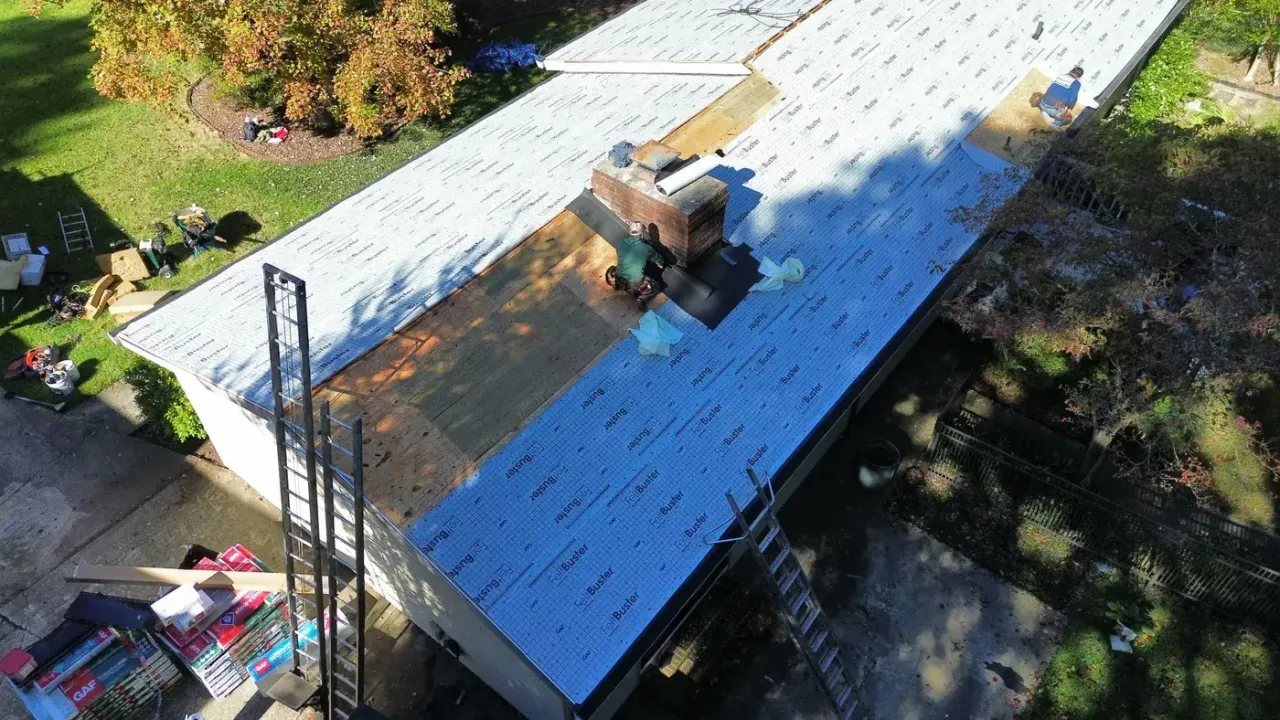Roof replacement on Larkhall Ct in Cary, NC, photo 7 of 12