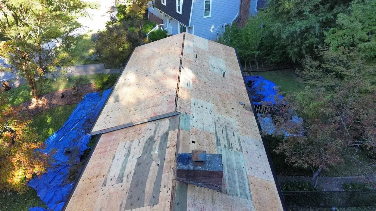 Roof replacement on Larkhall Ct in Cary, NC, photo 8 of 12