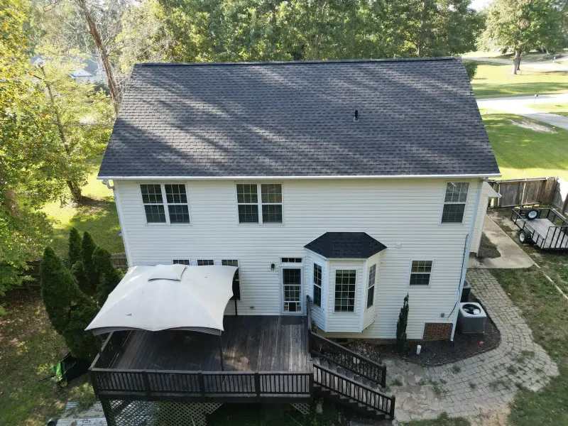 Roof replacement on Leach Dr in Garner, NC, photo 1 of 12