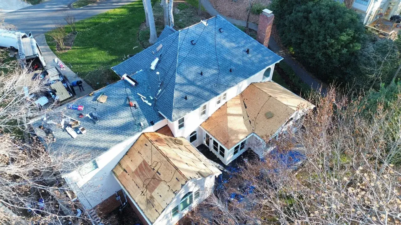 Roof replacement on Lochside Dr in Cary, NC, photo 1 of 12