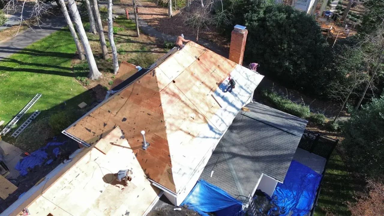 Roof replacement on Lochside Dr in Cary, NC, photo 5 of 12