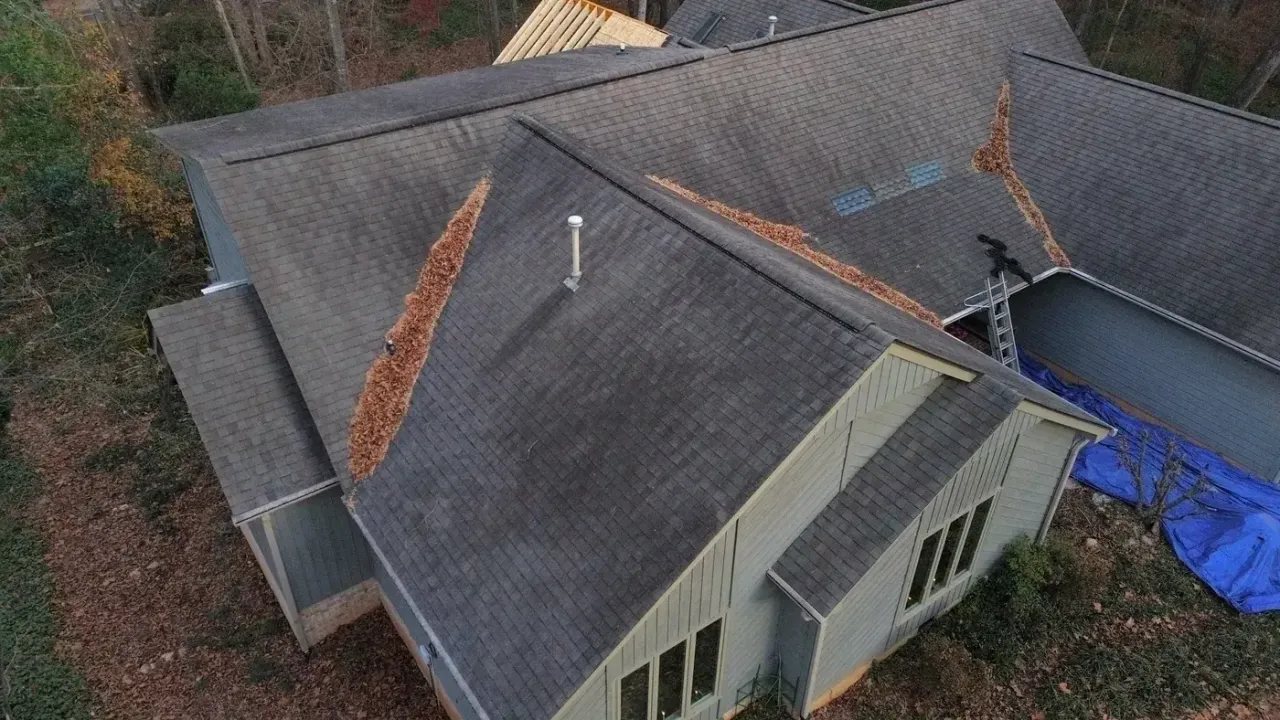 Roof replacement on Lochwood Dr in Cary, NC, photo 1 of 13