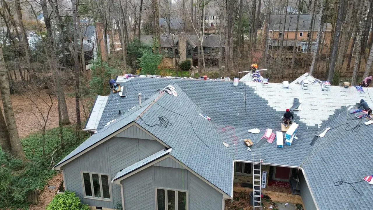 Roof replacement on Lochwood Dr in Cary, NC, photo 4 of 13