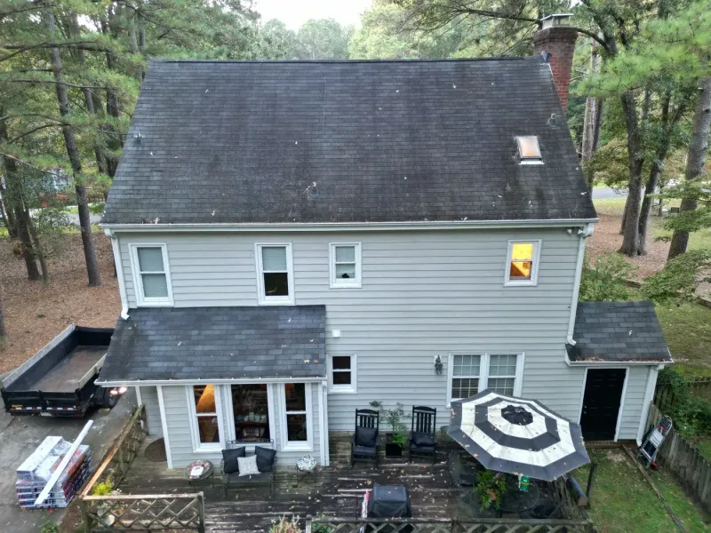 Roof replacement on Lorena Lynn Ct in Fuquay-Varina, NC, photo 3 of 9