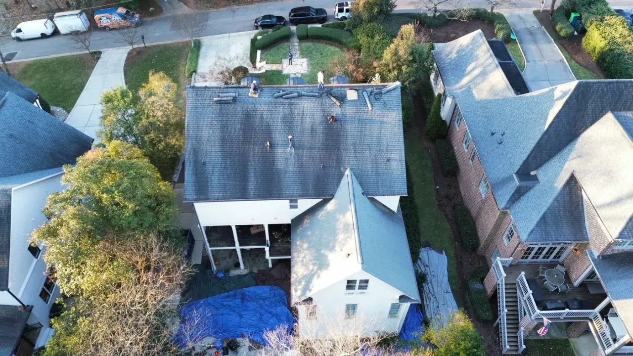 Roof replacement on Manning Pl in Raleigh, NC, photo 2 of 11