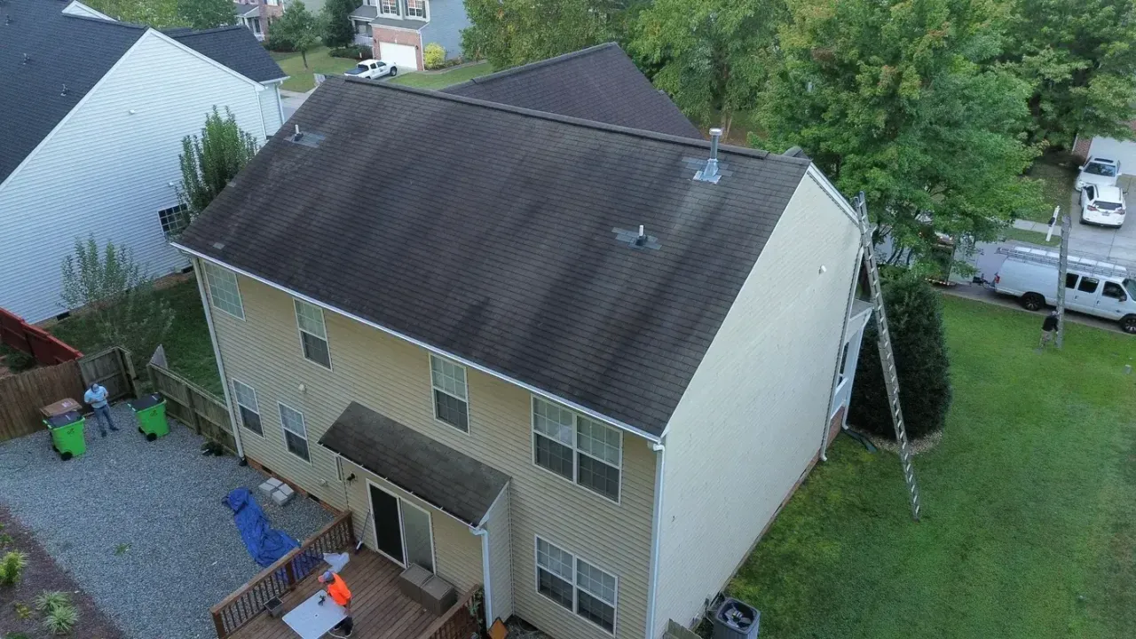 Roof replacement on McKenzie Meadow Ln in Apex, NC, photo 5 of 10