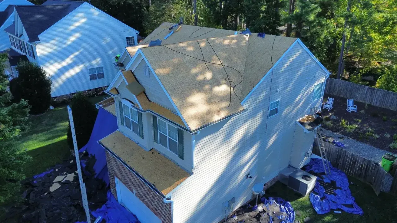 Roof replacement on McKenzie Meadow Ln in Apex, NC, photo 6 of 10